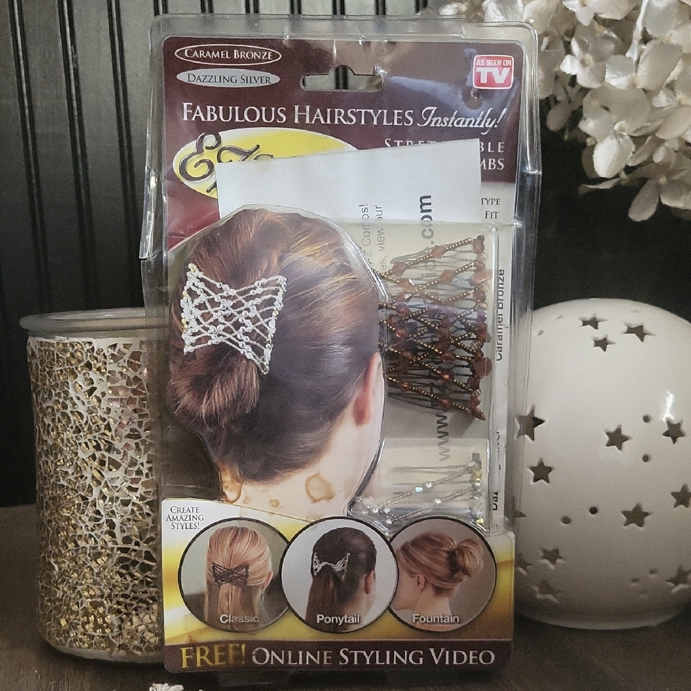 💎VINTAGE💎 AS SEEN ON TV EZ COMBS™️ STYLING HAIR COMB!
